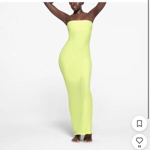 Skims Women's Yellow Dress